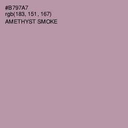 #B797A7 - Amethyst Smoke Color Image